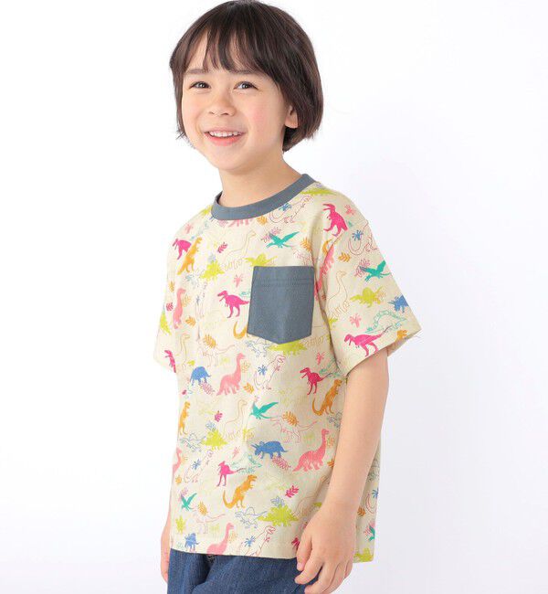 SHIPS KIDS「SHIPS KIDS:120～130cm /ダイナソー Tシャツ」|Tシャツ・カットソー|