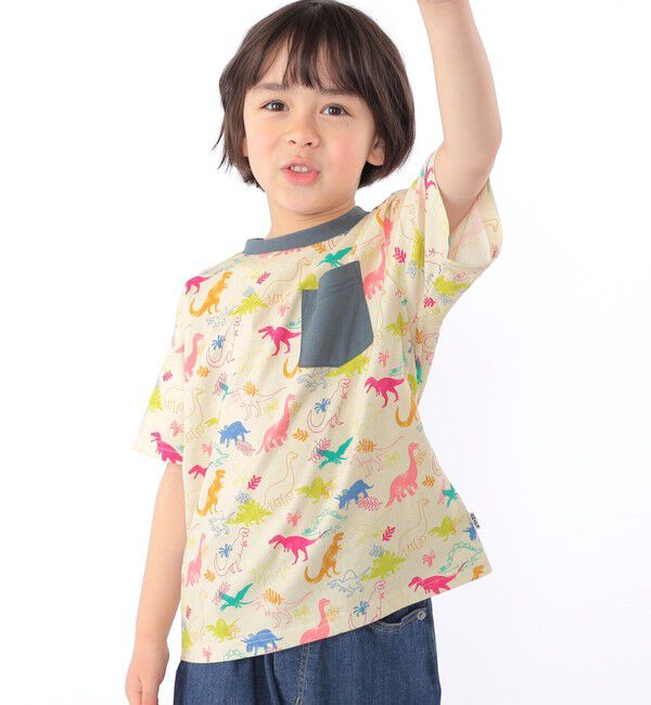SHIPS KIDS「SHIPS KIDS:120～130cm /ダイナソー Tシャツ」|Tシャツ・カットソー|