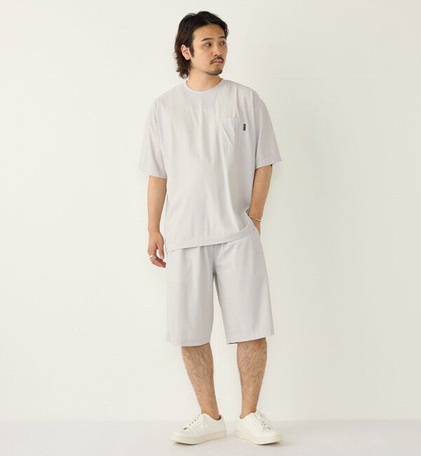 SHIPS Colors 「【WEB限定】SHIPS Colors:〈接触冷感〉カノコ Tシャツ ＆ ショーツ セット◇」|Tシャツ・カットソー|