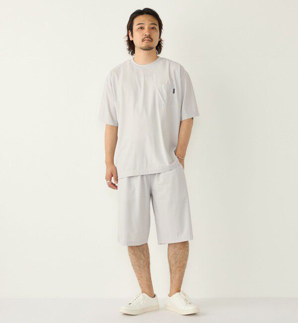 SHIPS Colors 「【WEB限定】SHIPS Colors:〈接触冷感〉カノコ Tシャツ ＆ ショーツ セット◇」|Tシャツ・カットソー|
