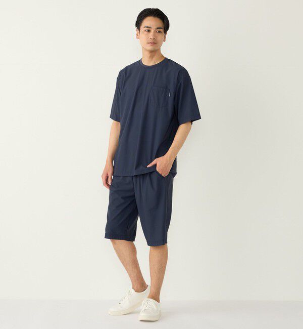 SHIPS Colors 「【WEB限定】SHIPS Colors:〈接触冷感〉カノコ Tシャツ ＆ ショーツ セット◇」|Tシャツ・カットソー|