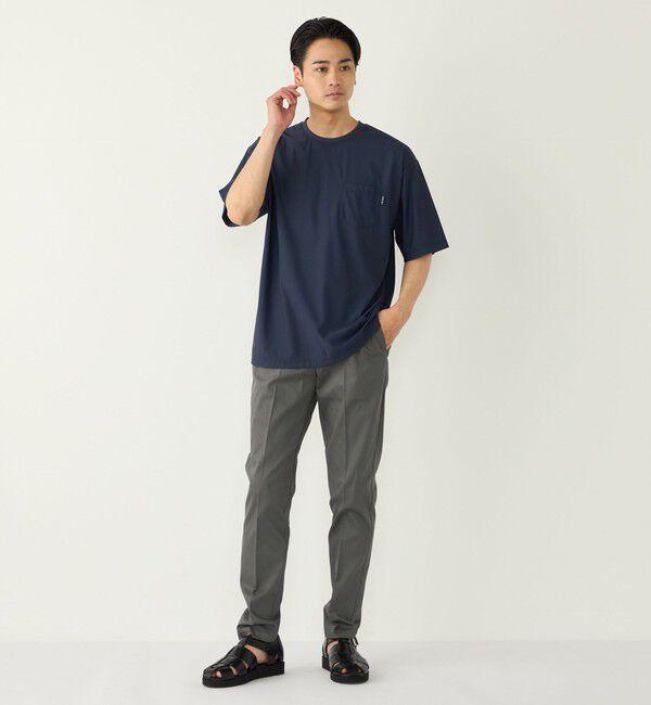 SHIPS Colors 「【WEB限定】SHIPS Colors:〈接触冷感〉カノコ Tシャツ ＆ ショーツ セット◇」|Tシャツ・カットソー|