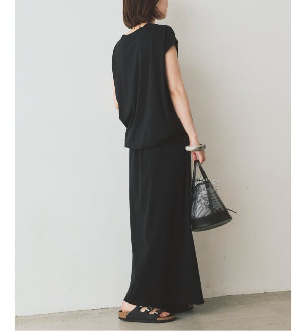 SLOBE IENA「《2枚セット》ニュアンスカットソー&times;ナロースカートセットアップ」|Tシャツ・カットソー|