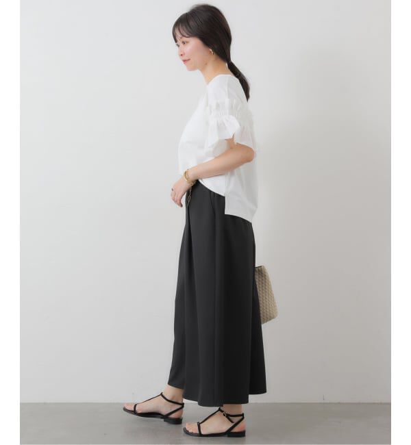 SLOBE IENA「《汗染み防止》フリルスリーブプルオーバー」|Tシャツ・カットソー|