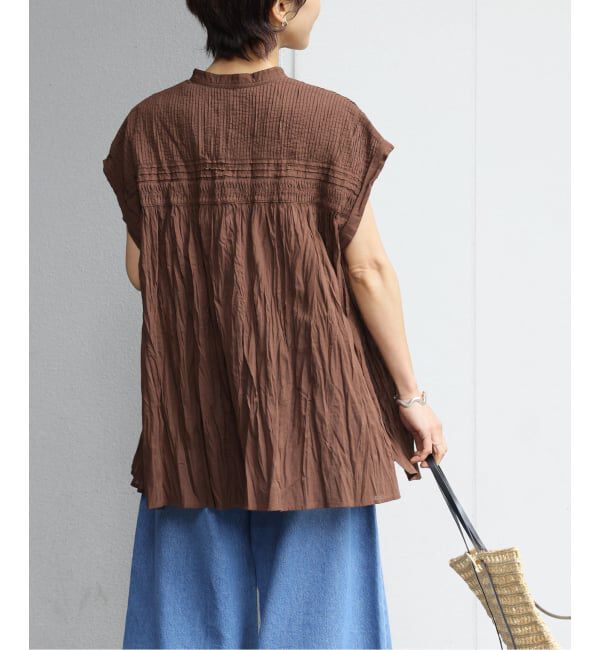 JOURNAL STANDARD relume「コットンボイルクリンクルピンタックフレンチ」|シャツ・ブラウス|