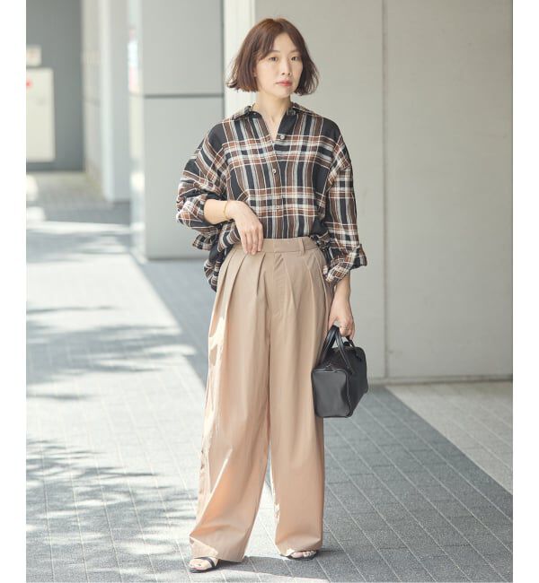 journal standard L'essage「ヨーロピアンフラックス2WAYシャツ 2」|シャツ・ブラウス|