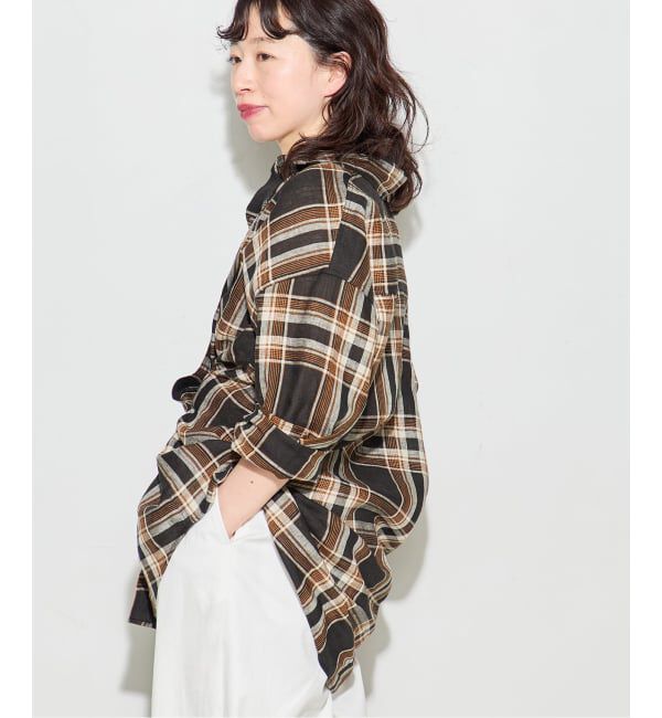 journal standard L'essage「ヨーロピアンフラックス2WAYシャツ 2」|シャツ・ブラウス|