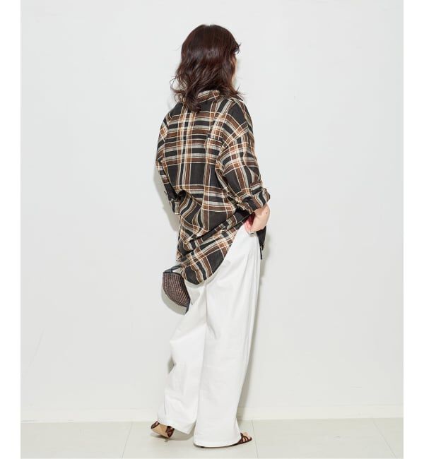 journal standard L'essage「ヨーロピアンフラックス2WAYシャツ 2」|シャツ・ブラウス|