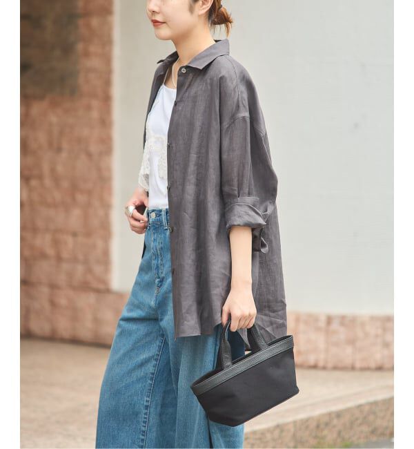 journal standard L'essage「ヨーロピアンフラックス2WAYシャツ 2」|シャツ・ブラウス|
