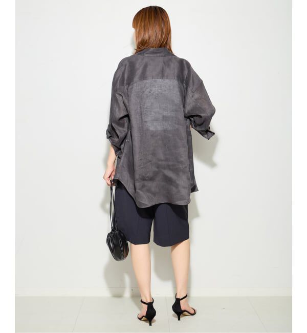 journal standard L'essage「ヨーロピアンフラックス2WAYシャツ 2」|シャツ・ブラウス|