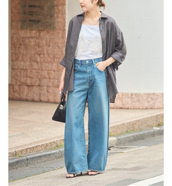 journal standard L'essage「ヨーロピアンフラックス2WAYシャツ 2」|シャツ・ブラウス|