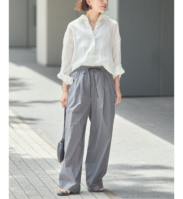 journal standard L'essage「ヨーロピアンフラックス2WAYシャツ 2」|シャツ・ブラウス|