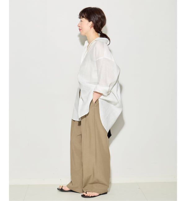 journal standard L'essage「ヨーロピアンフラックス2WAYシャツ 2」|シャツ・ブラウス|