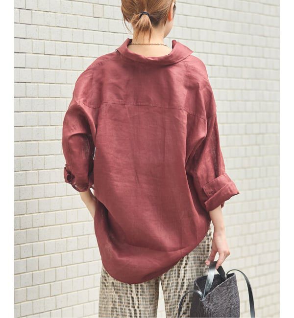 journal standard L'essage「ヨーロピアンフラックス2WAYシャツ 2」|シャツ・ブラウス|