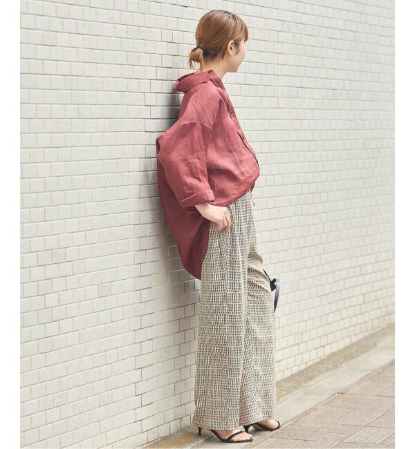 journal standard L'essage「ヨーロピアンフラックス2WAYシャツ 2」|シャツ・ブラウス|