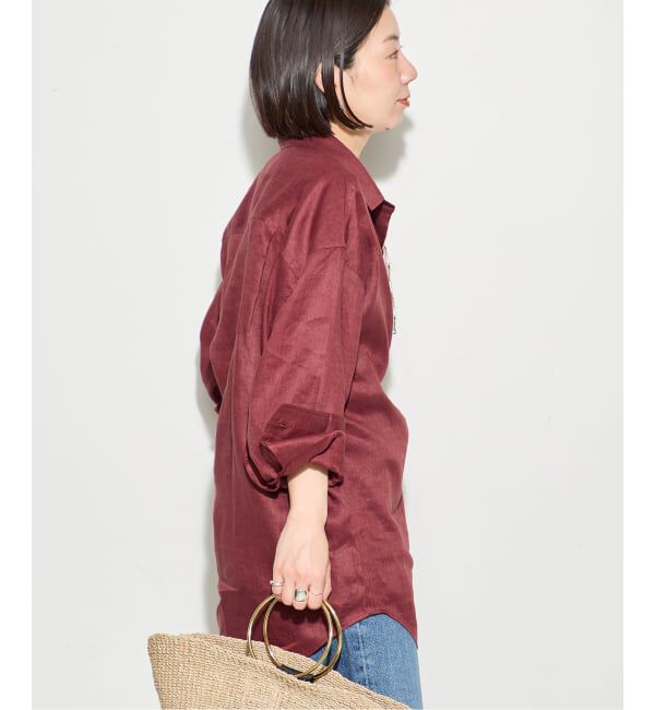 journal standard L'essage「ヨーロピアンフラックス2WAYシャツ 2」|シャツ・ブラウス|
