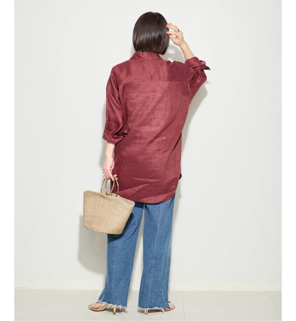 journal standard L'essage「ヨーロピアンフラックス2WAYシャツ 2」|シャツ・ブラウス|