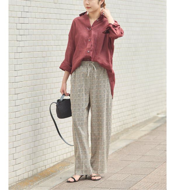 journal standard L'essage「ヨーロピアンフラックス2WAYシャツ 2」|シャツ・ブラウス|