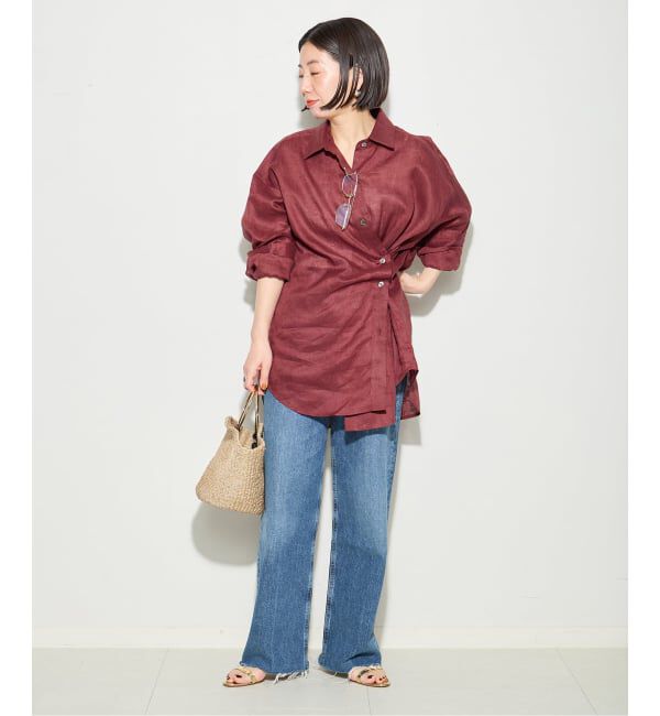 journal standard L'essage「ヨーロピアンフラックス2WAYシャツ 2」|シャツ・ブラウス|
