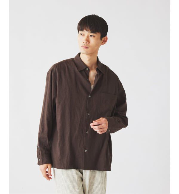 JOURNAL STANDARD relume「European Flax / ヨーロピアンフラックス リネン/レーヨン シャツ」|シャツ・ブラウス|