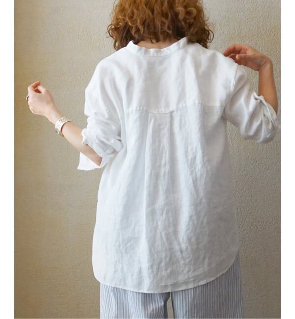 journal standard luxe「20リネン スタンドカラーシャツ」|シャツ・ブラウス|