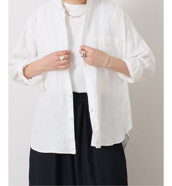 journal standard luxe「20リネン スタンドカラーシャツ」|シャツ・ブラウス|