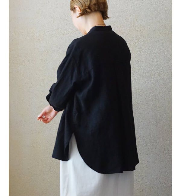 journal standard luxe「20リネン スタンドカラーシャツ」|シャツ・ブラウス|