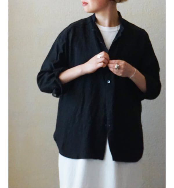 journal standard luxe「20リネン スタンドカラーシャツ」|シャツ・ブラウス|