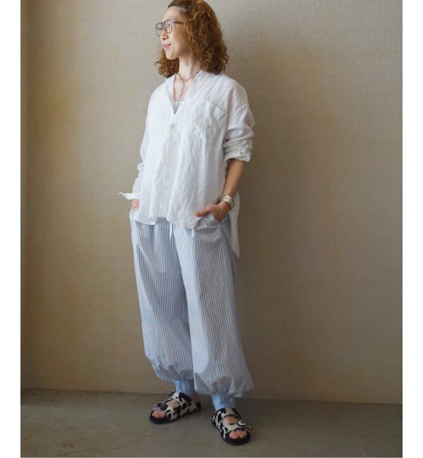 journal standard luxe「20リネン スタンドカラーシャツ」|シャツ・ブラウス|