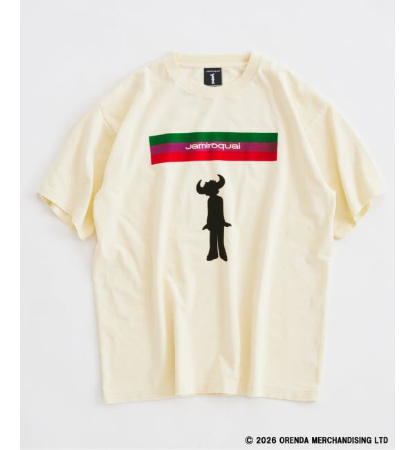 JOURNAL STANDARD relume「《予約》Jamiroquai / ジャミロクワイ 別注 フェードプリント Tシャツ」|Tシャツ・カットソー|イエロー B