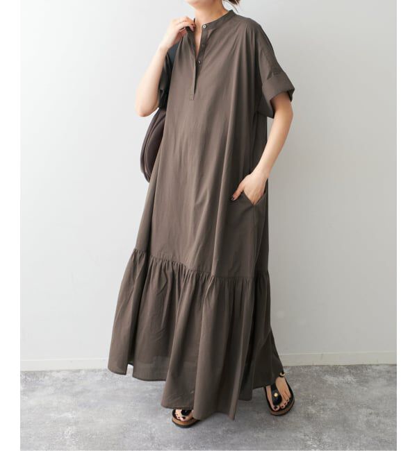Spick and Span「《追加》ローンティアードマキシワンピース」|ワンピース|
