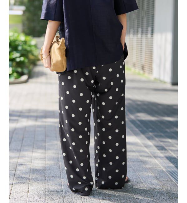 Spick and Span「《一部店舗+WEB限定》ドットプリントイージーパンツ」|その他|