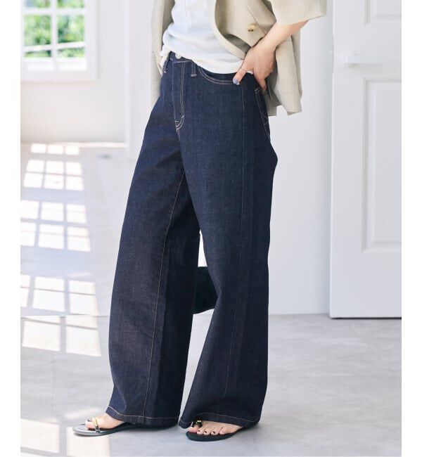 Spick and Span「《別注 / 追加》SOMETHING / サムシング NEW LISA WIDE*」|デニム|