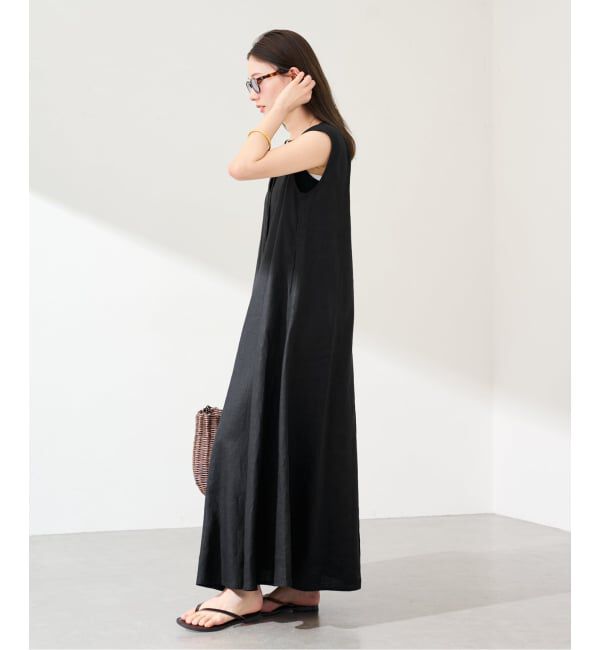 FRAMeWORK「LINEN フレアワンピース」|ワンピース|
