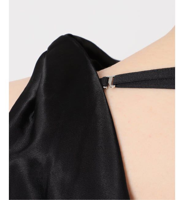 NOBLE「determ/デターム Collagen Satin Draped Dress」|ワンピース|
