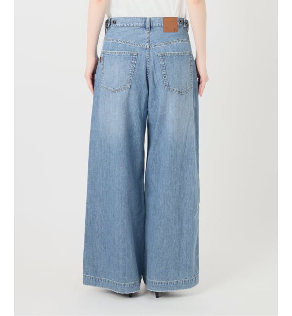 Spick and Span「《追加予約》5 1/2 8oz LOOSE WIDE DENIM」|デニム|