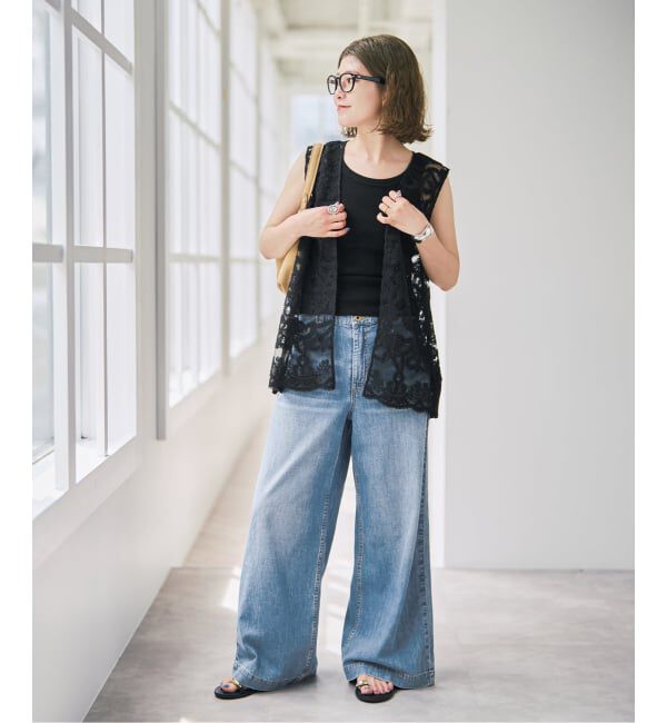 Spick and Span「《追加予約》5 1/2 8oz LOOSE WIDE DENIM」|デニム|