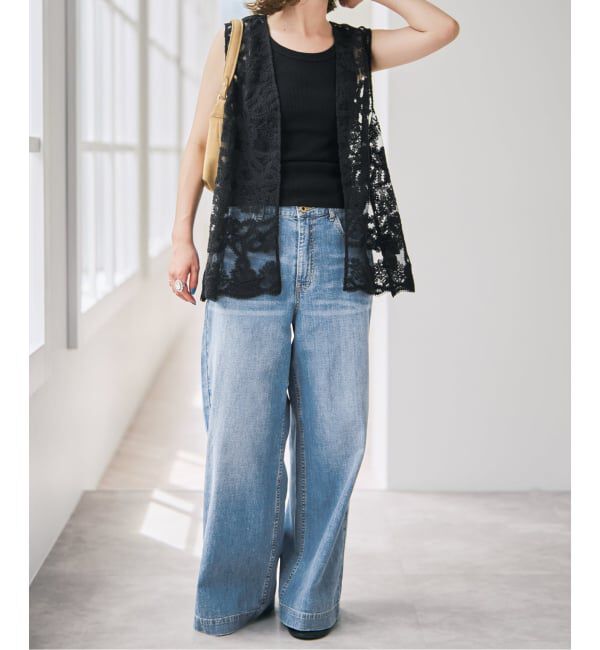 Spick and Span「《追加予約》5 1/2 8oz LOOSE WIDE DENIM」|デニム|