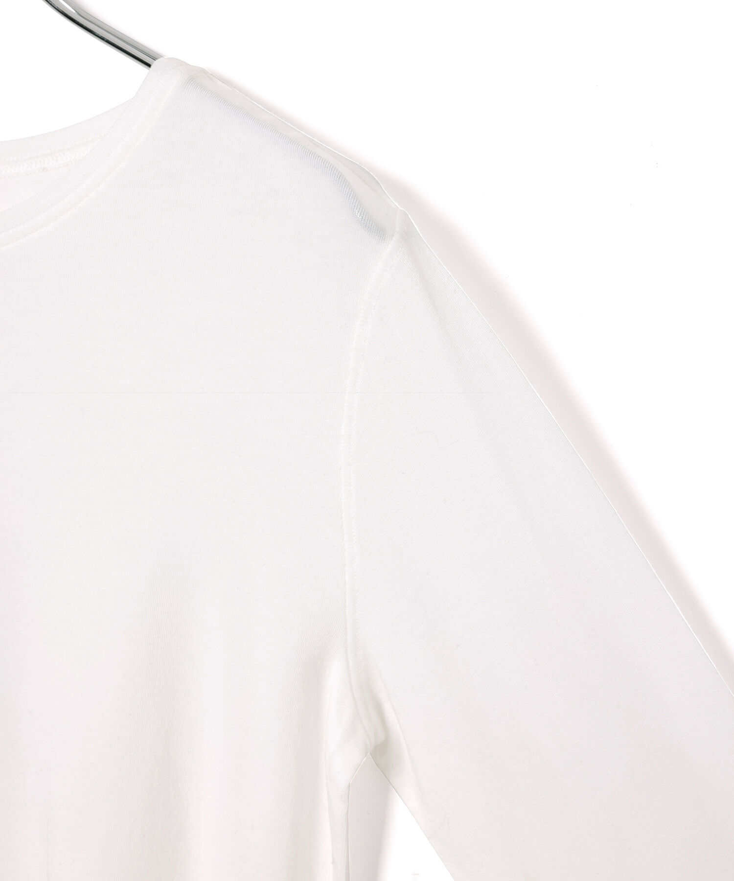 ADAM ET ROPE'「【サステナブル】エアリーシアーカフスカットソー」|Tシャツ・カットソー|