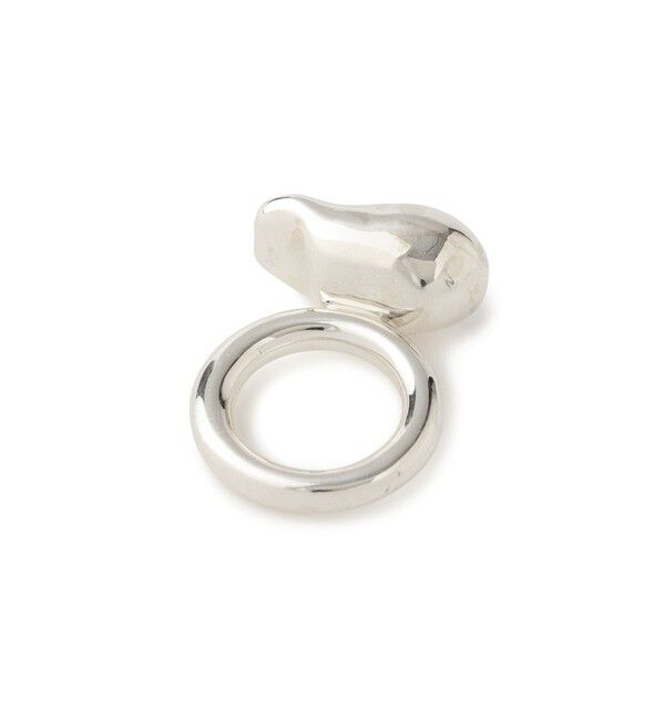 ADAM ET ROPE'「【EMOELLE】pearl shaped silver ring」|リング|