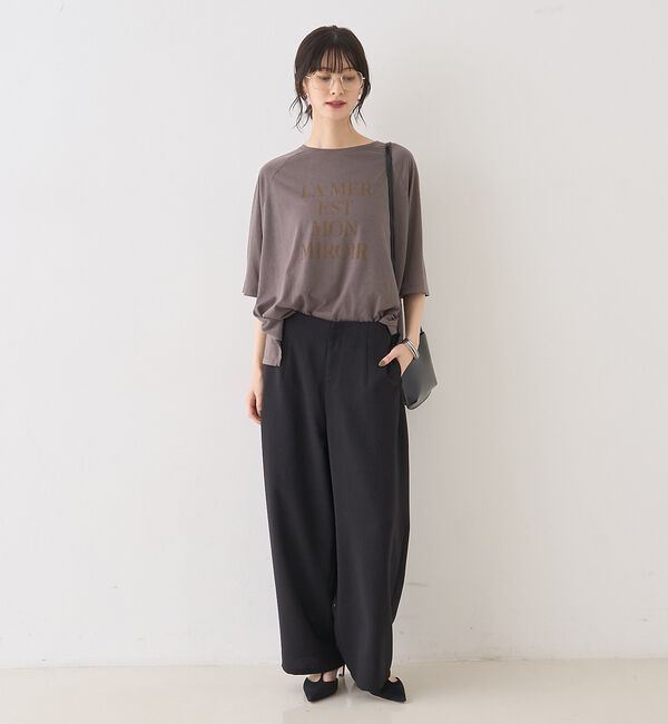Rouge vif「【セットアップ対応】脇シームレスワイドカーブパンツ」|その他|