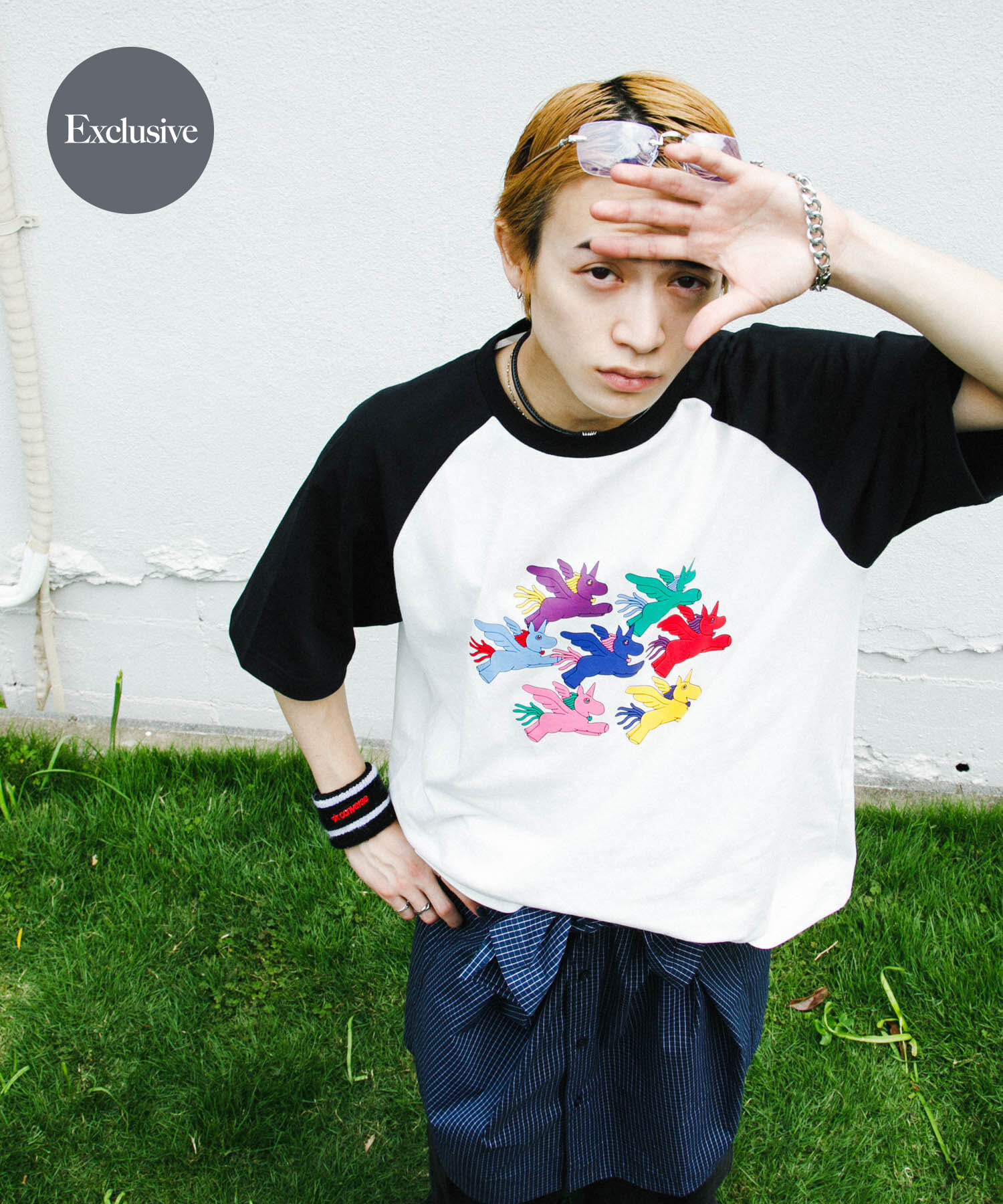 SENSE OF PLACE by URBAN RESEARCH「『別注』SHUHEI KOKI&times;SENSE OF PLACE　ラグランTシャツ」|Tシャツ・カットソー|ホワイト
