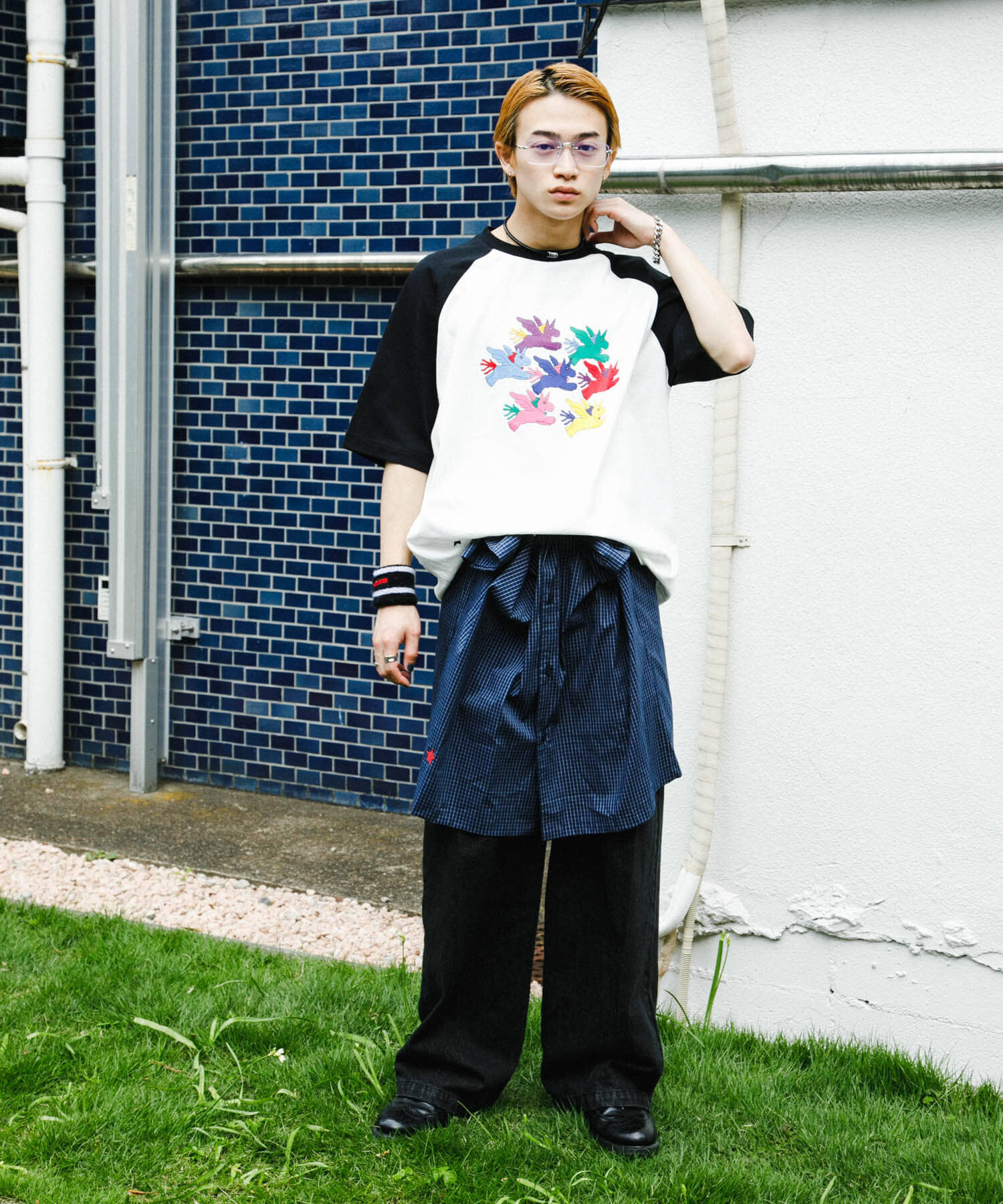 SENSE OF PLACE by URBAN RESEARCH「『別注』SHUHEI KOKI&times;SENSE OF PLACE　ラグランTシャツ」|Tシャツ・カットソー|