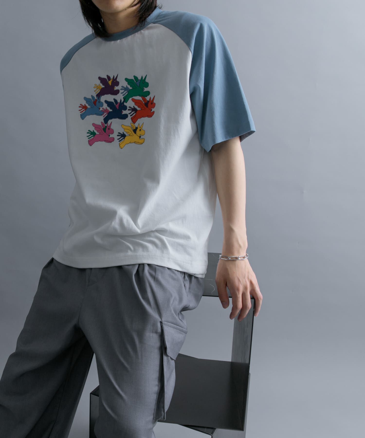 SENSE OF PLACE by URBAN RESEARCH「『別注』SHUHEI KOKI&times;SENSE OF PLACE　ラグランTシャツ」|Tシャツ・カットソー|