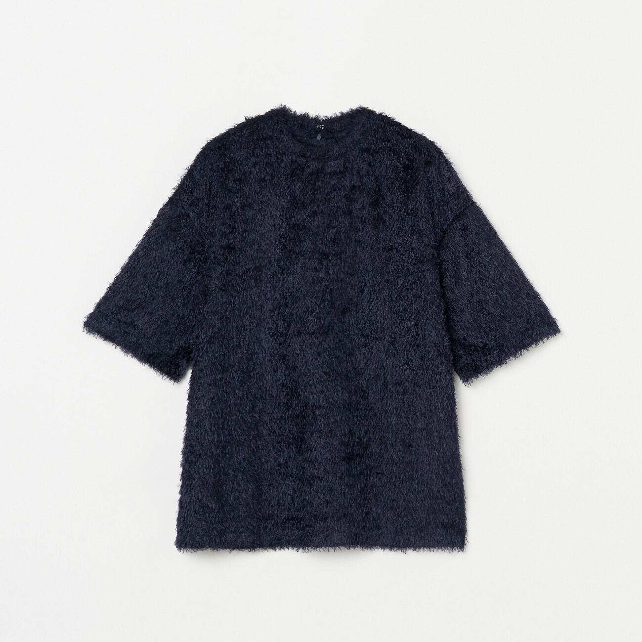 HELIOPOLE「HELIOPOLE JACQUARD TEE BLOUSE」|シャツ・ブラウス|ネイビー