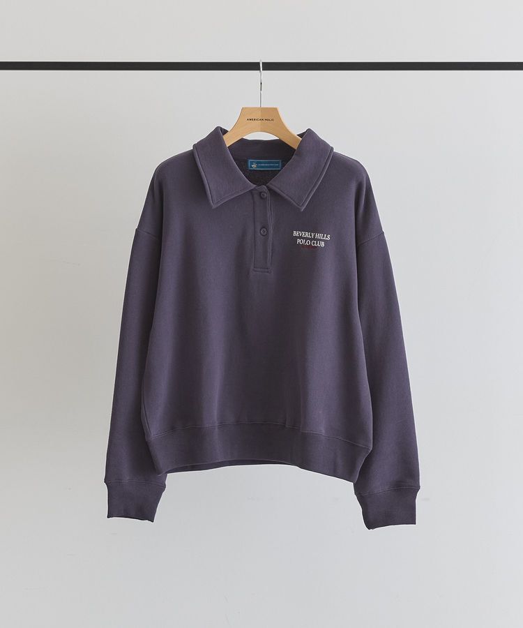 AMERICAN HOLIC「【BEVERLY HILLS POLO CLUB】裏毛ポロスウェット」|スウェット・ジャージ|