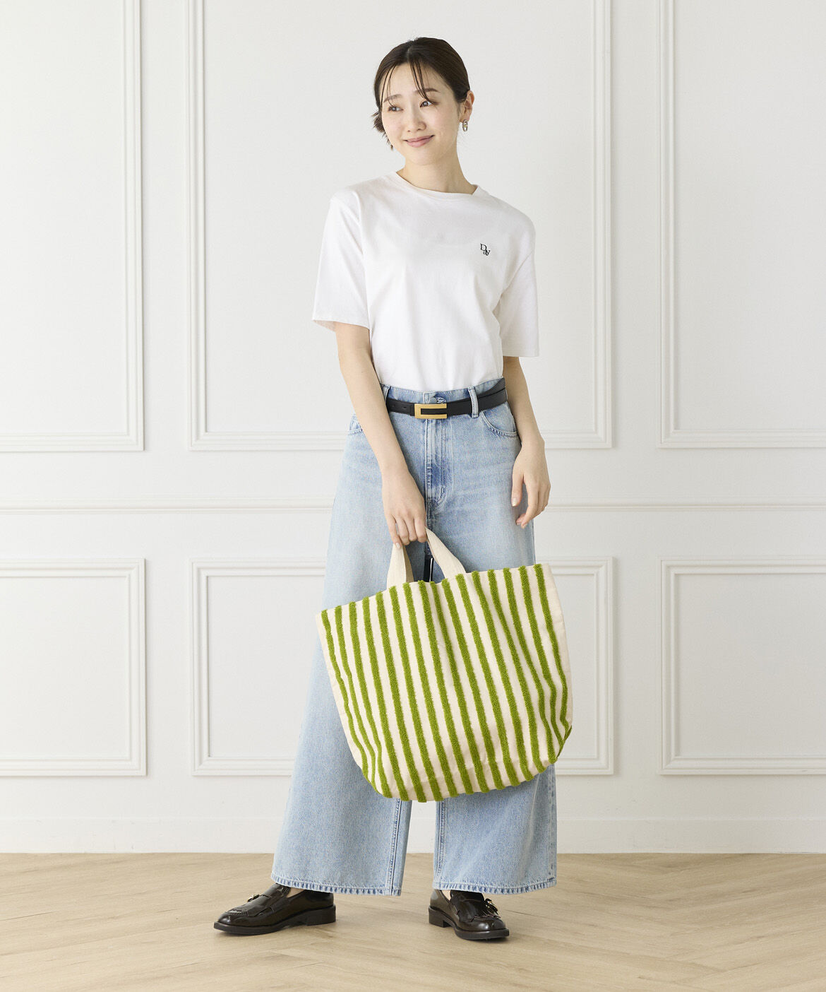 DAY by DAY it&rsquo;s international「ループストライプボックストートバッグ《beej》」|トートバッグ|