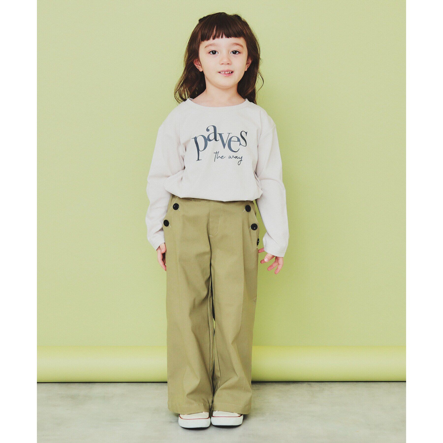 THE SHOP TK「【120-150】ロゴプリントアソート長袖Tシャツ/洗濯機OK」|Tシャツ・カットソー|