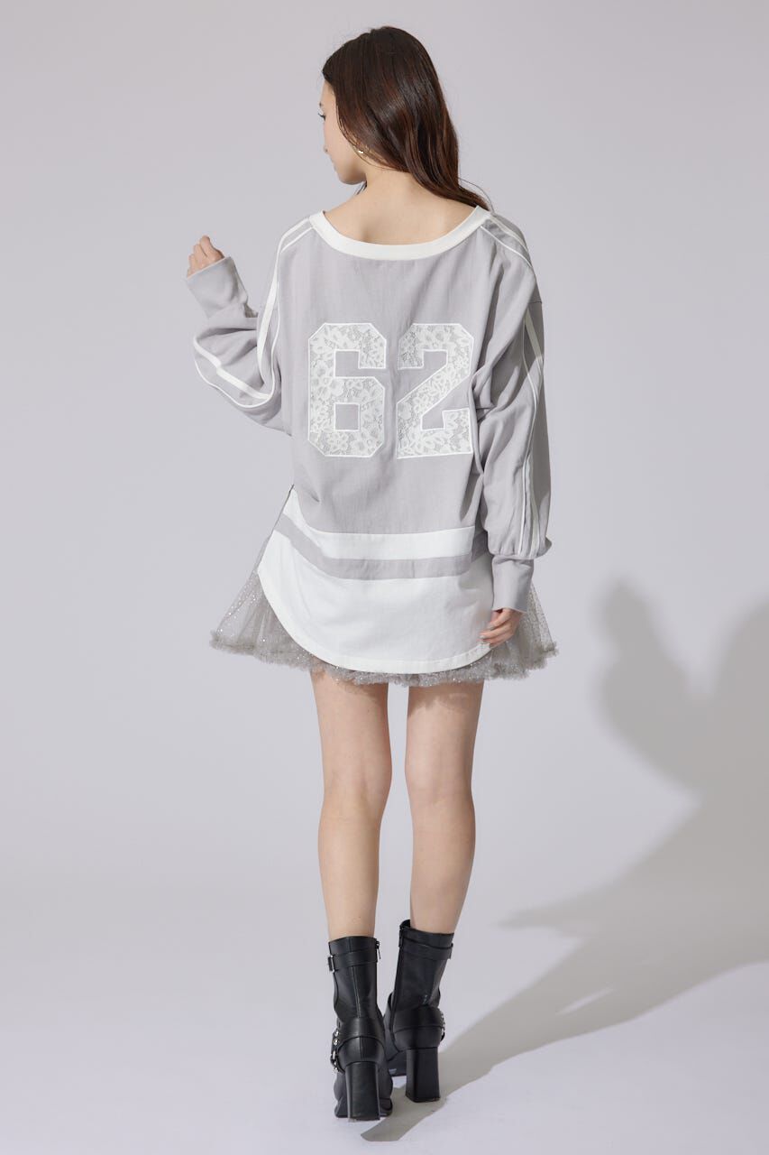 rienda「ユニフォームレディーロンT」|Tシャツ・カットソー|