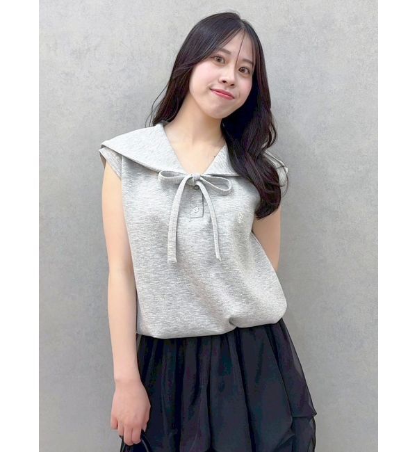 dazzlin「【WEB限定追加】セーラーカラースウェット」|Tシャツ・カットソー|